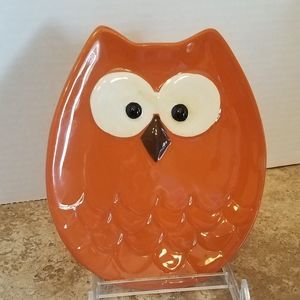 Corningware Owl Plate/Spoon Holder